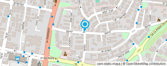 מפת הגעה אל דואר ישראל