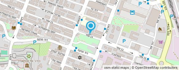 מפת הגעה אל דואר ישראל