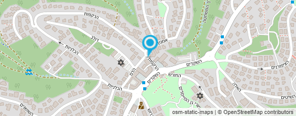 מפת הגעה אל דואר ישראל