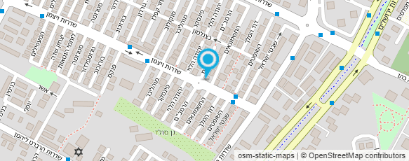 מפת הגעה אל דואר ישראל