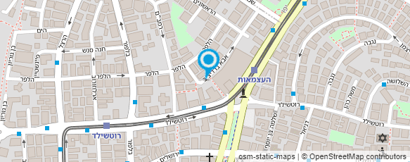 מפת הגעה אל דואר ישראל