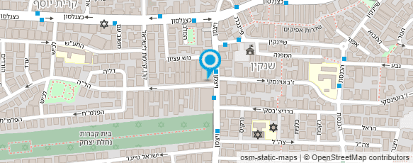 מפת הגעה אל דואר ישראל