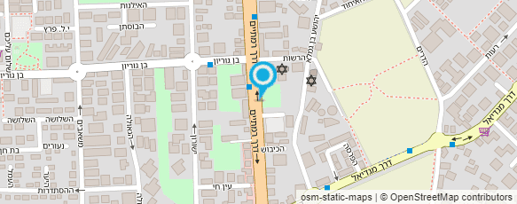 מפת הגעה אל דואר ישראל