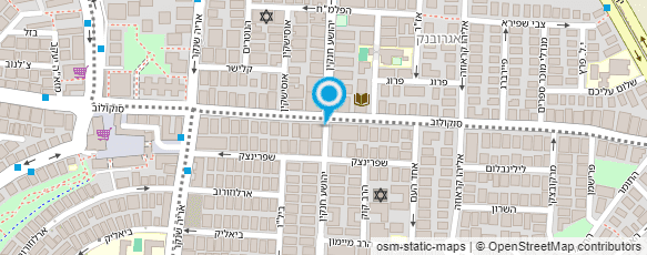 מפת הגעה אל דואר ישראל