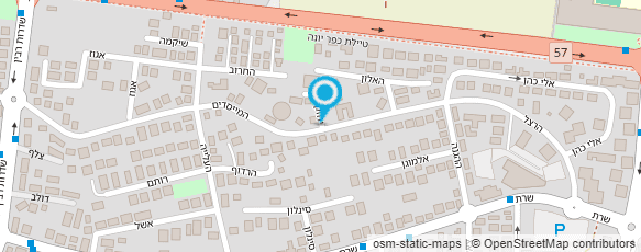 מפת הגעה אל דואר ישראל