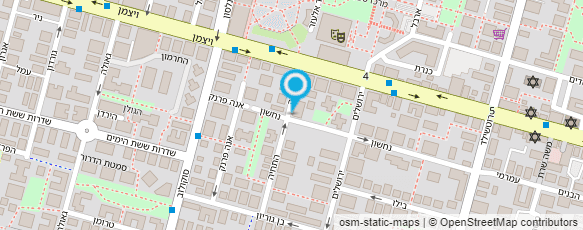 מפת הגעה אל דואר ישראל