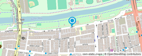 מפת הגעה אל אכסנית נוער ובית הארחה תל אביב