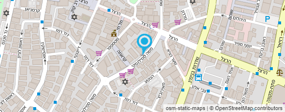 מפת הגעה אל דואר ישראל