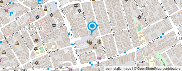 מפת הגעה אל פתח תקוה-בית דואר