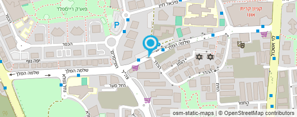 מפת הגעה אל דואר ישראל