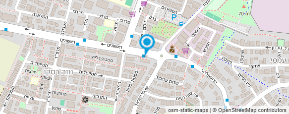 מפת הגעה אל דואר ישראל