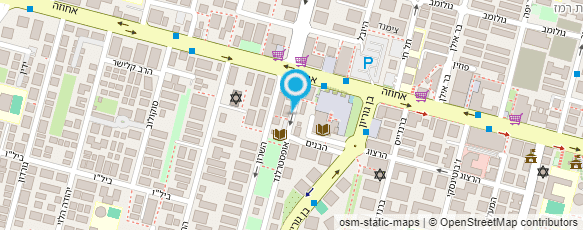 מפת הגעה אל דואר ישראל