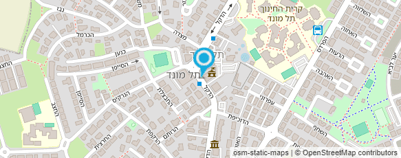 מפת הגעה אל דואר ישראל