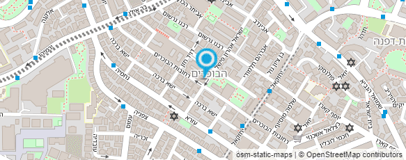 מפת הגעה אל משכן - ישראל