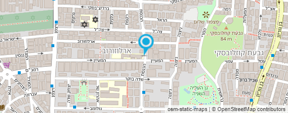 מפת הגעה אל מרכז לטניס שולחן