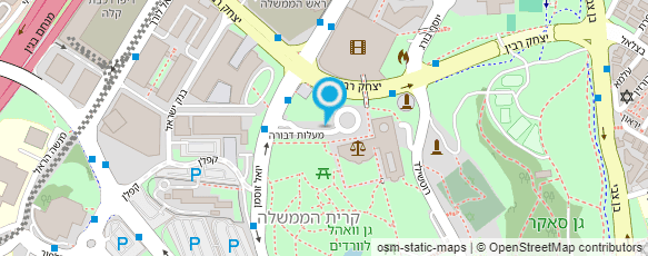 מפת הגעה אל דואר ישראל