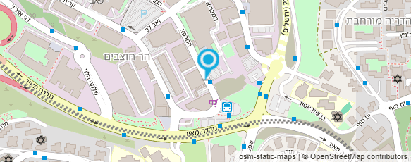 מפת הגעה אל דואר ישראל