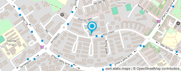 מפת הגעה אל מוקד שליחים אשקלון