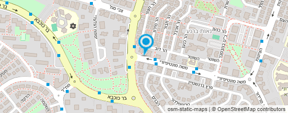 מפת הגעה אל דואר ישראל