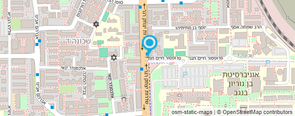 מפת הגעה אל דואר ישראל