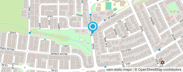 מפת הגעה אל דואר ישראל