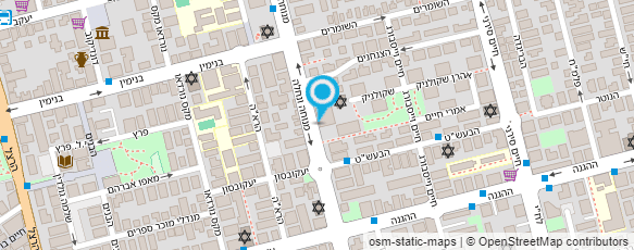 מפת הגעה אל דואר ישראל