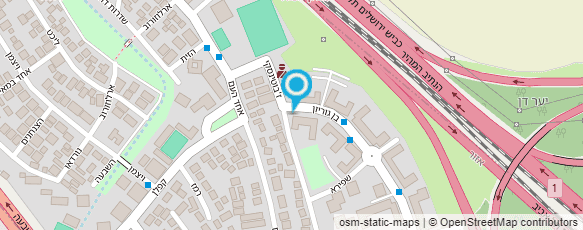 מפת הגעה אל דואר ישראל-מסירת דואר