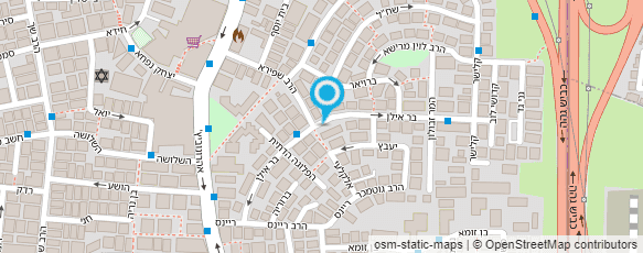מפת הגעה אל דואר ישראל