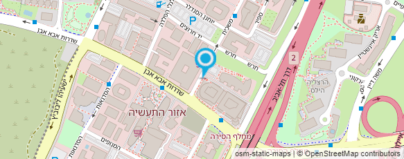 מפת הגעה אל דואר ישראל