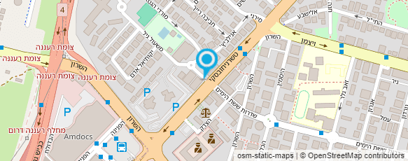 מפת הגעה אל דואר ישראל