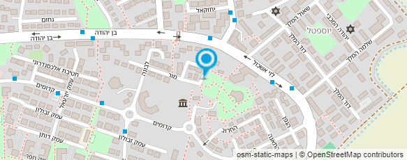 מפת הגעה אל דואר ישראל