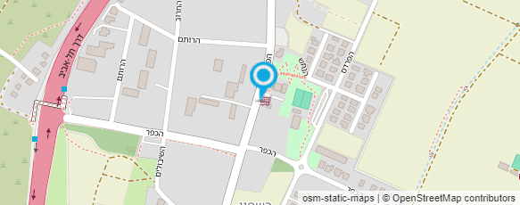 מפת הגעה אל דואר ישראל