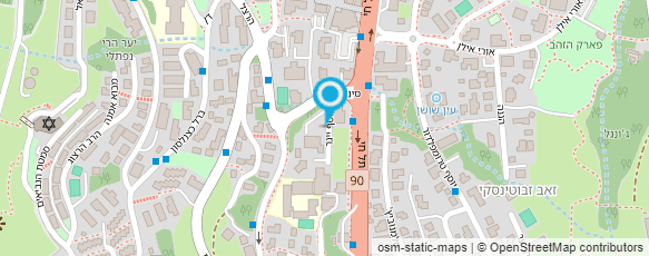 מפת הגעה אל אברי דניאל מפת הגעה אל אברי דניאל