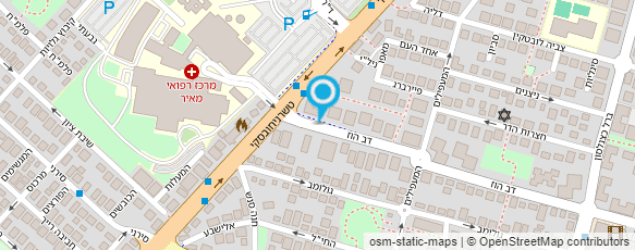 מפת הגעה אל ד"ר אליעזר רוזנטל