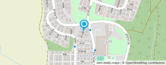 מפת הגעה אל ישביץ עפרה