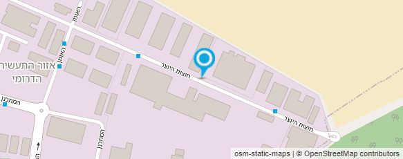 מפת הגעה אל שרמר תעשיות אלומיניום בע"מ