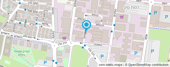 מפת הגעה אל י.צ. זילברבוים בע"מ