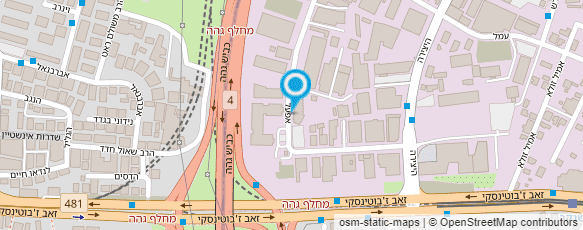 מפת הגעה אל י.ב. מחסני מכר