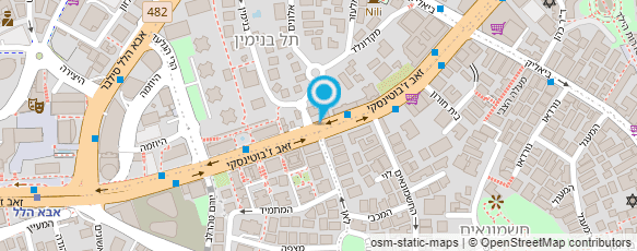 מפת הגעה אל א.א.א. אמינות מיכון משרדי