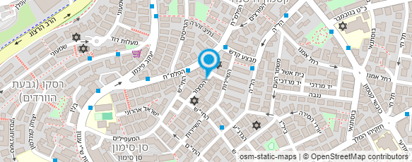 מפת הגעה אל מנופים והובלות עמדי