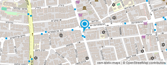 מפת הגעה אל אור ישראל - הישיבה הגדולה