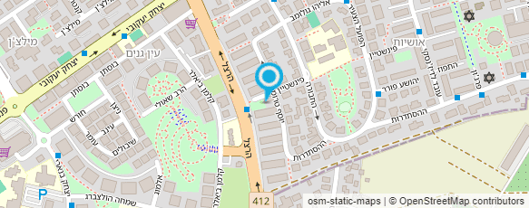 מפת הגעה אל קסנטיני שיווק