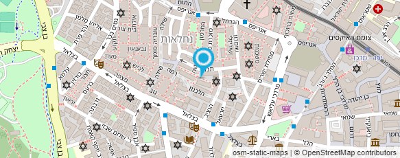 מפת הגעה אל מתנ"ס לב העיר