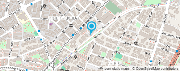 מפת הגעה אל ד"ר בומגרטן עמוס