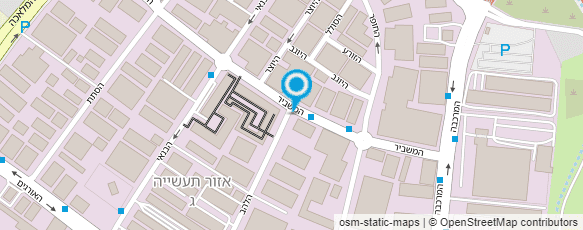 מפת הגעה אל יוניון רכב תעשייתי בע"מ- דנזיו לשעבר