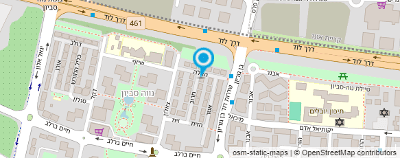 מפת הגעה אל לוי חיים