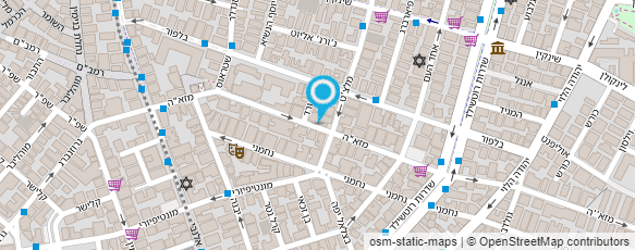 מפת הגעה אל צ.שגב-ד.סוקולצקי