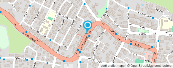 מפת הגעה אל ד"ר פילר גרגורי-מרפאת שיניים