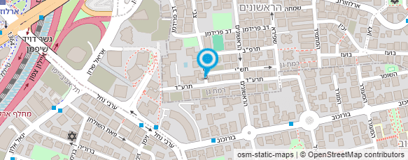 מפת הגעה אל עו"ד לוין אסף