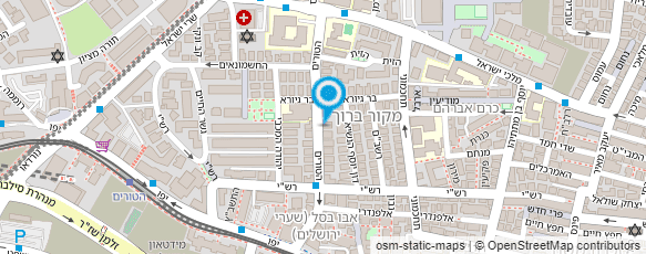 מפת הגעה אל ישיבת בית-הכרם